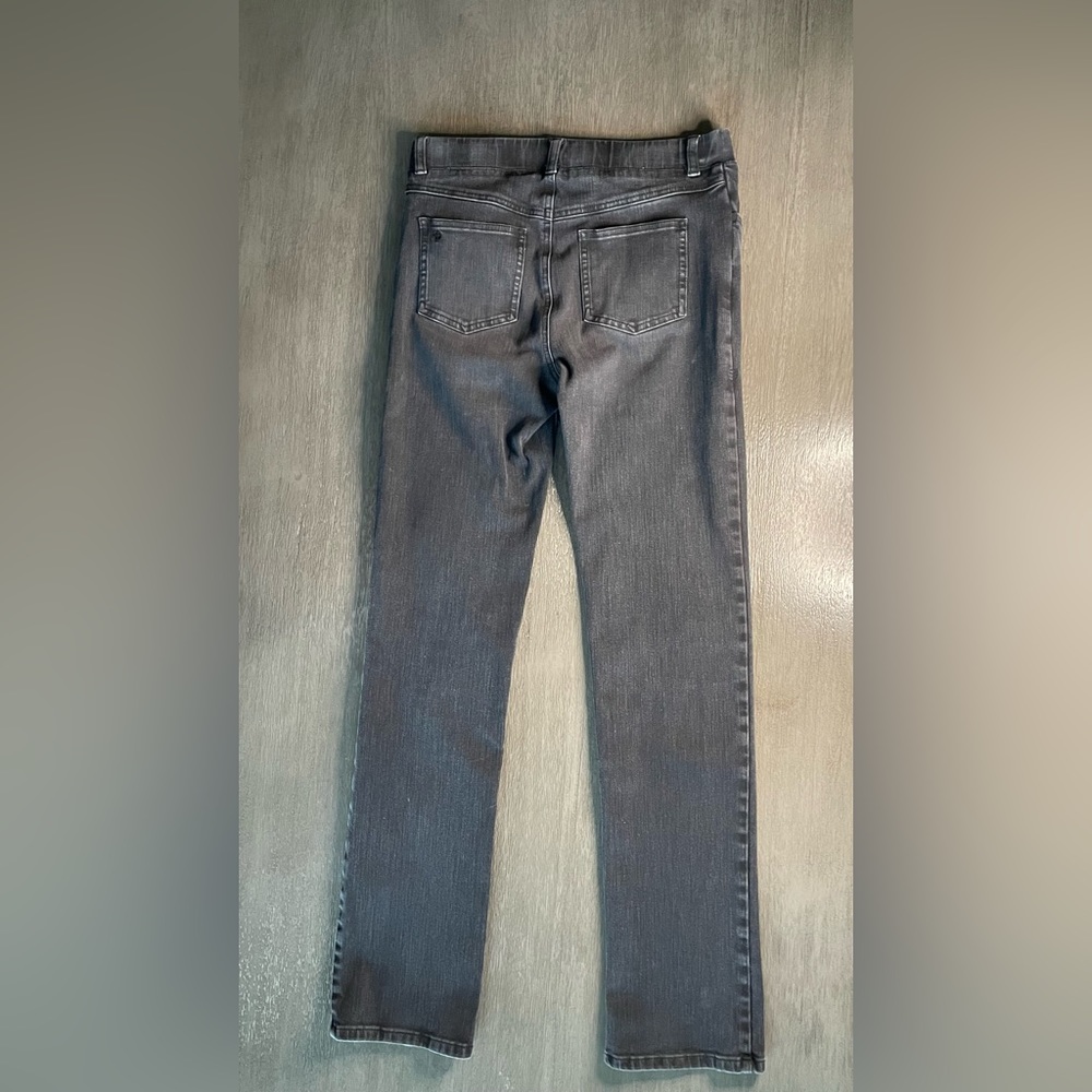 Betabrand Black Washed Denim Jeans Pants Small Long - Picture 3 of 11